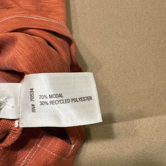 Orvis Orange Undershirt Soft Stretchy Fabric - Picture 5 of 5
